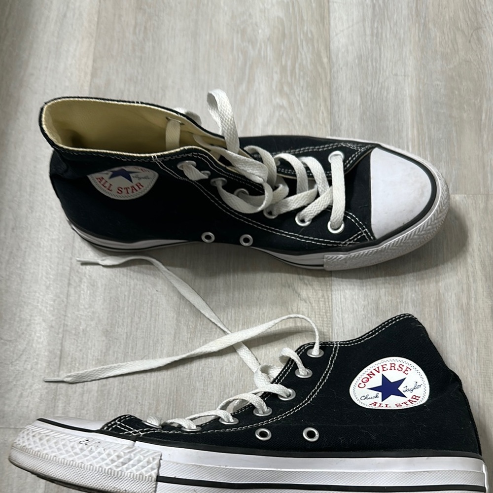 Converse Black High Top Sneakers